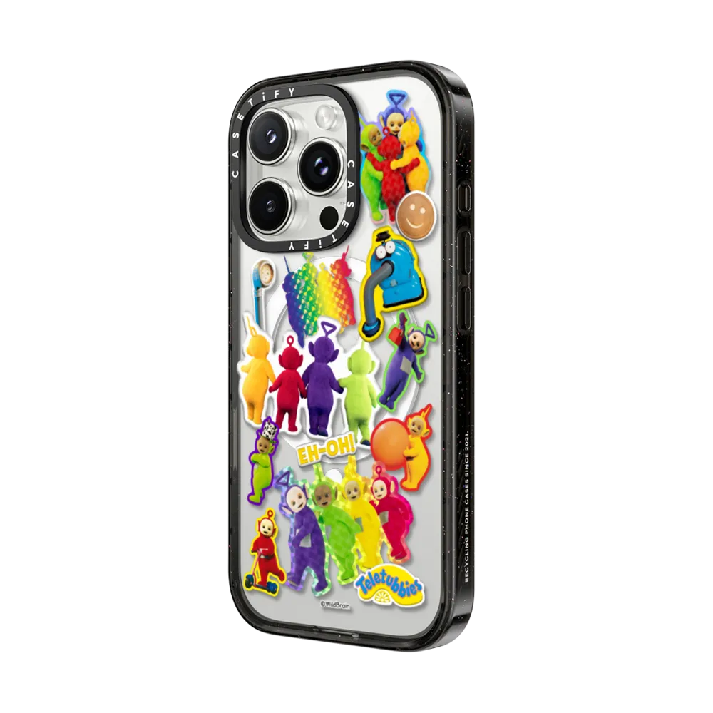 Impact iPhone 16 Pro Max Case MagSafe Compatible - Teletubbies Stickers Case