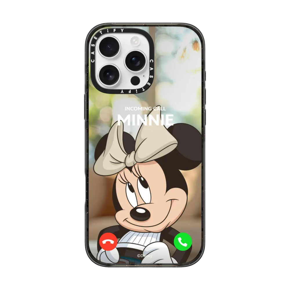 Impact iPhone 16 Pro Max Case - Mickey & Friends Incoming Call Case (Minnie Mouse)