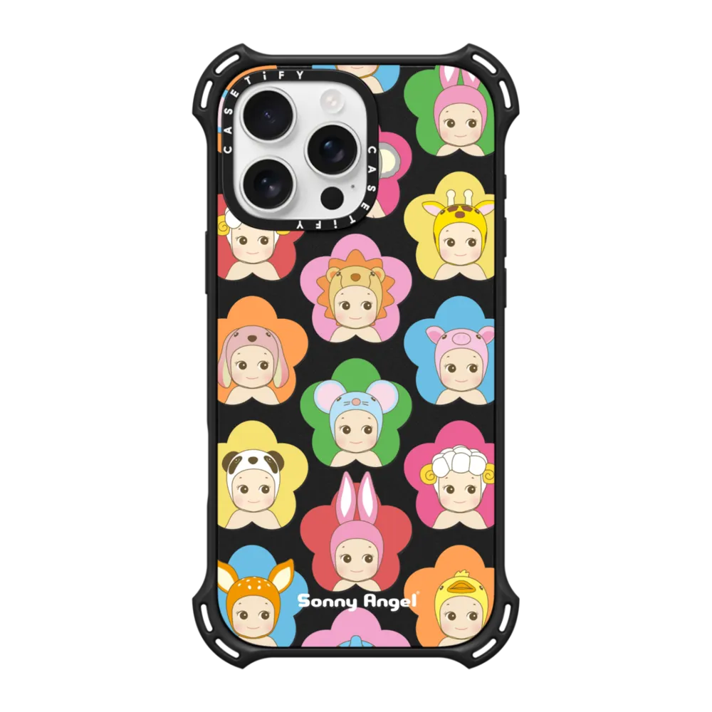 Bounce iPhone 16 Pro Max Case MagSafe Compatible - Sonny Angel Flower Bunch Case