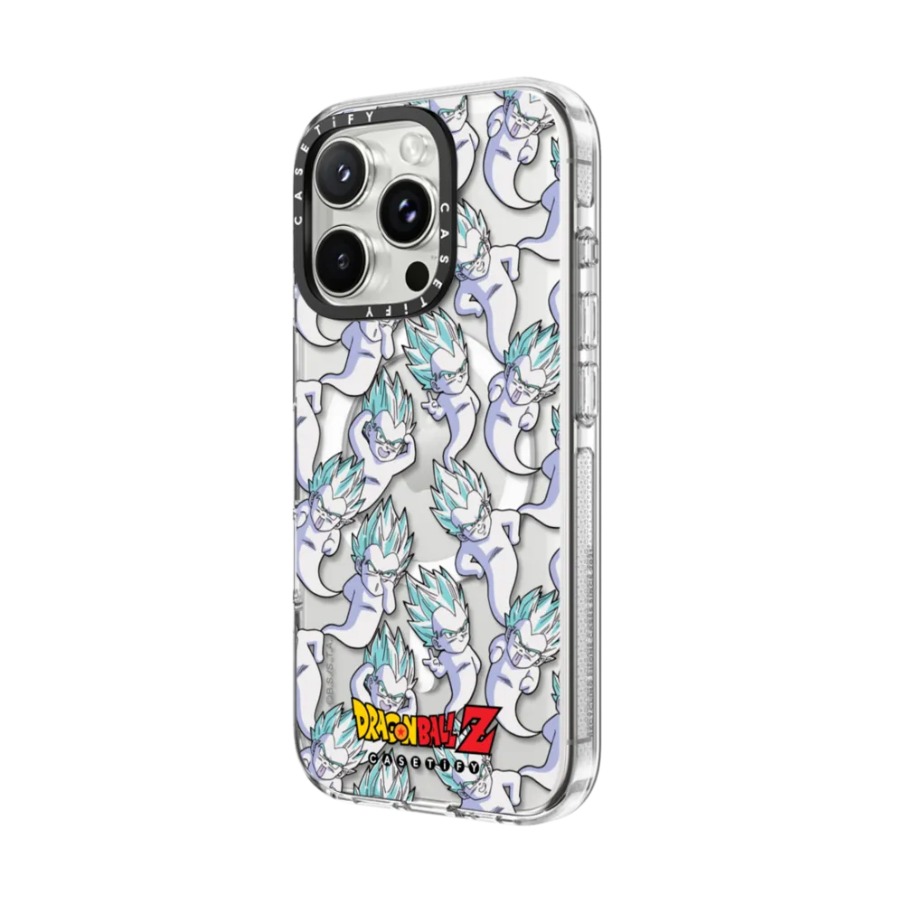 Clear iPhone 16 Pro Max Case MagSafe Compatible - GOTENKS : SUPER GHOST KAMIKAZE ATTACK Pattern Case