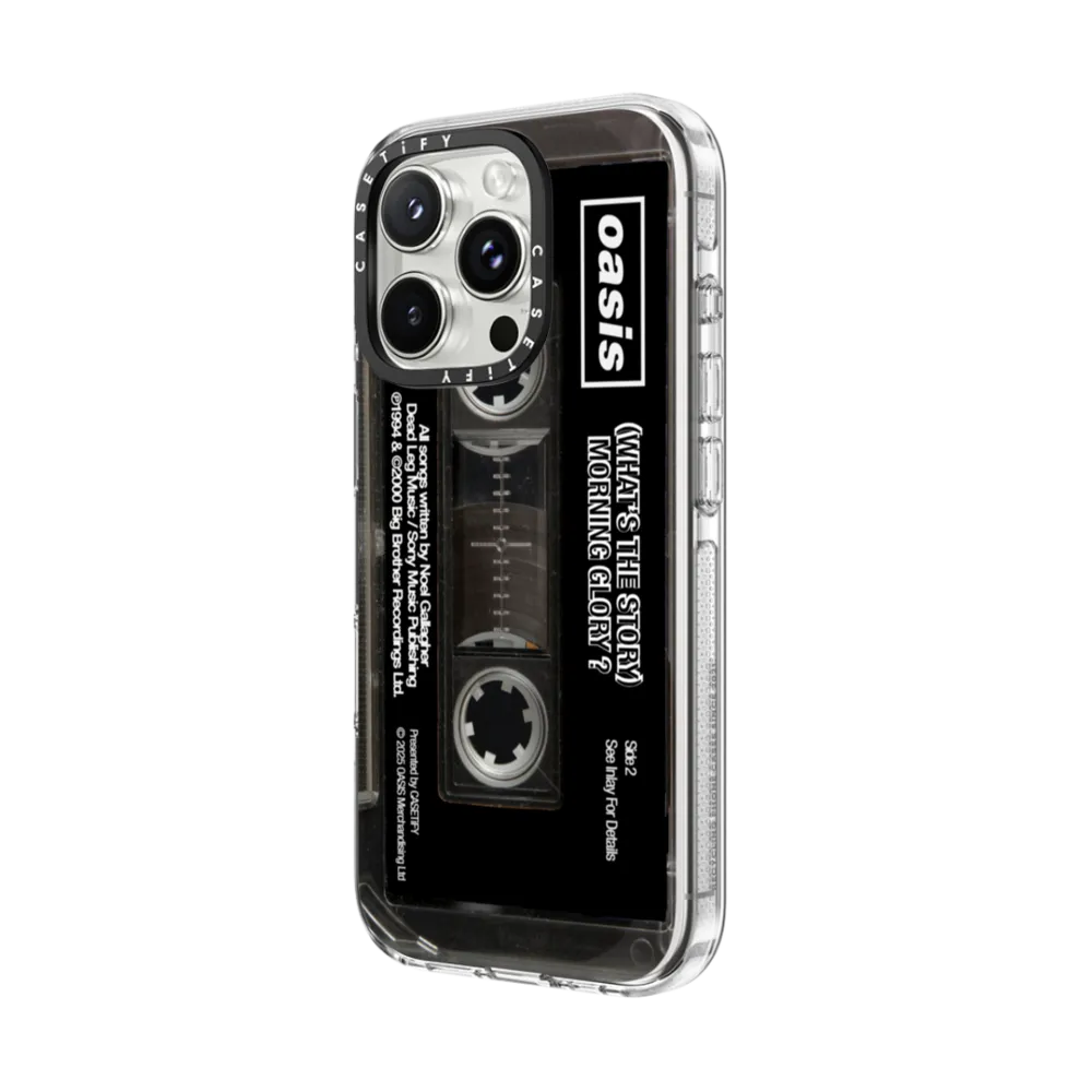 Impact Clear iPhone 16 Pro Max Case MagSafe Compatible - Cassette of Oasis Case