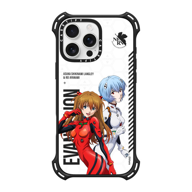 �G���@���Q���I�� x CASETiFY iPhone 16 Pro Max Case �}�b�g�u���b�N �o�E���X�P�[�X Rei & Asuka Case