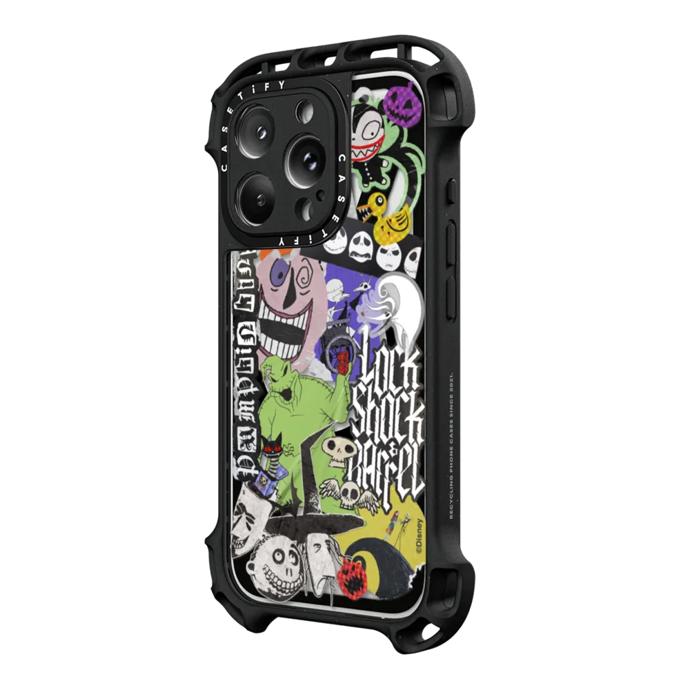Ultra Bounce iPhone 16 Pro Max Case MagSafe Compatible - Nightmare Before Christmas Sticker Case
