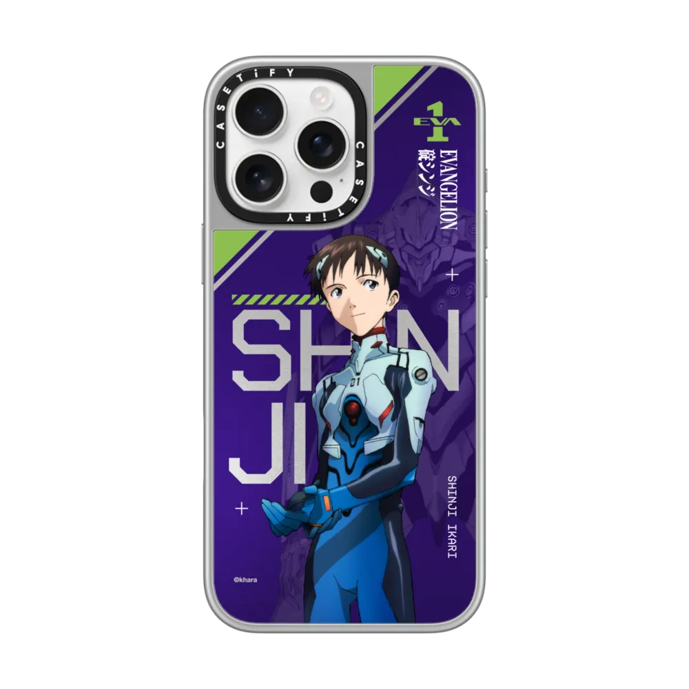 Mirror iPhone 16 Pro Max Case MagSafe Compatible - Shinji Ikari Case