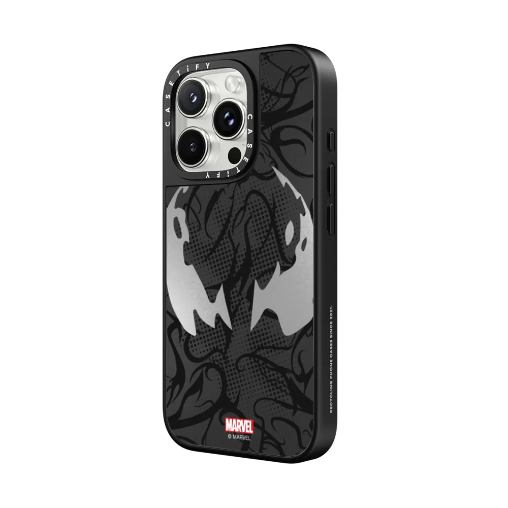 Mirror iPhone 16 Pro Max Case MagSafe Compatible - Venom Mask Case