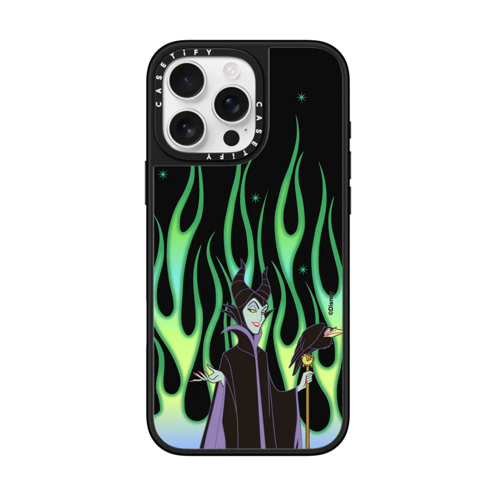 Mirror iPhone 16 Pro Max Case MagSafe Compatible - Disney Villains Fury Case - Maleficent Mirror Edition