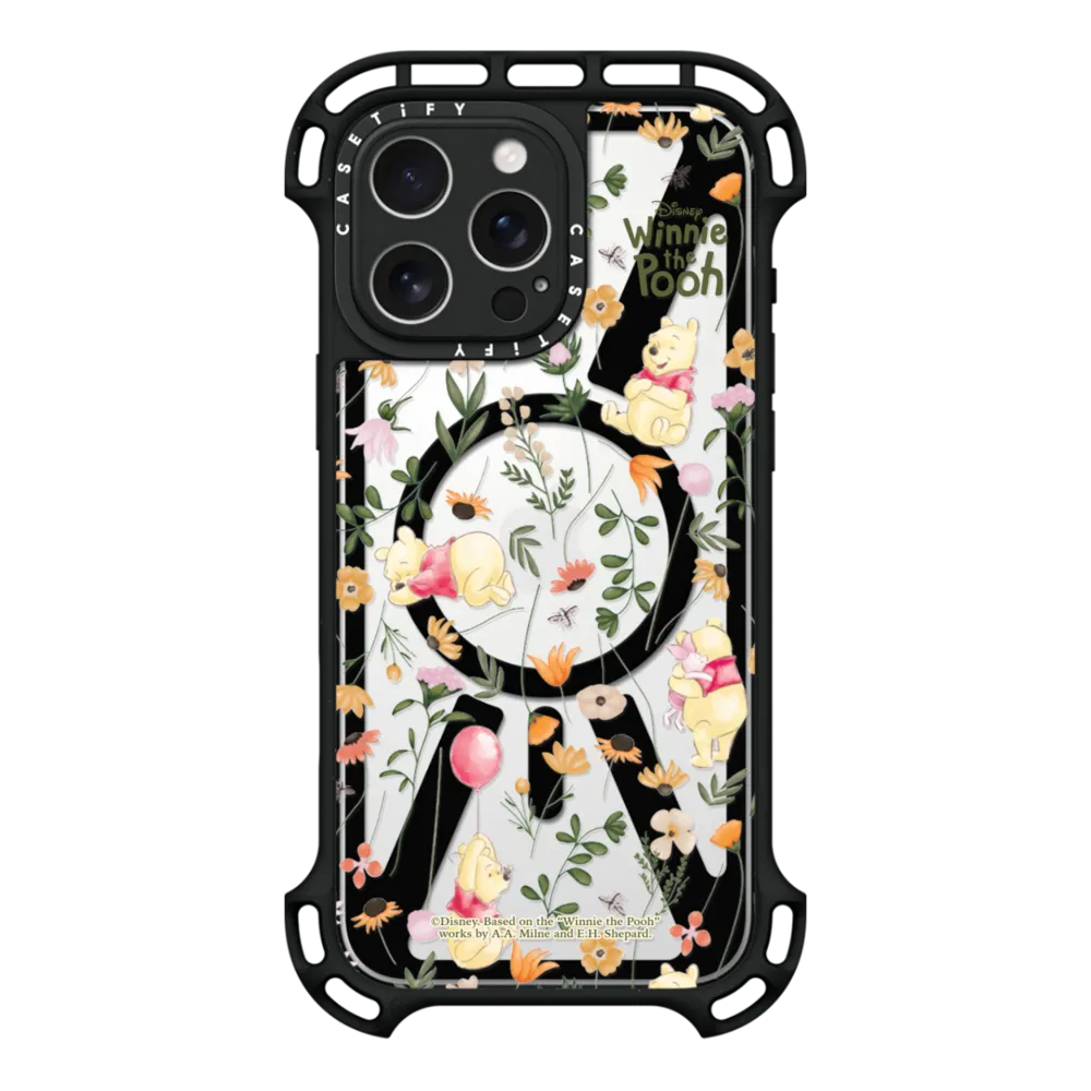 Ultra Bounce iPhone 16 Pro Max Case MagSafe Compatible - Vintage Floral Case