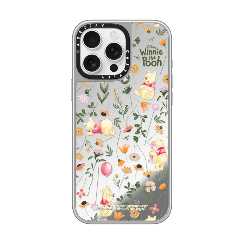 Mirror iPhone 16 Pro Max Case MagSafe Compatible - Vintage Floral Case