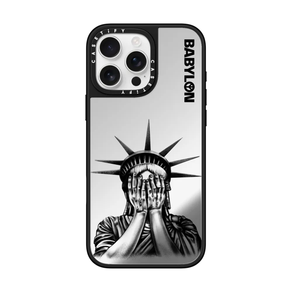Mirror iPhone 16 Pro Max Case MagSafe Compatible - Babylon Statue Case