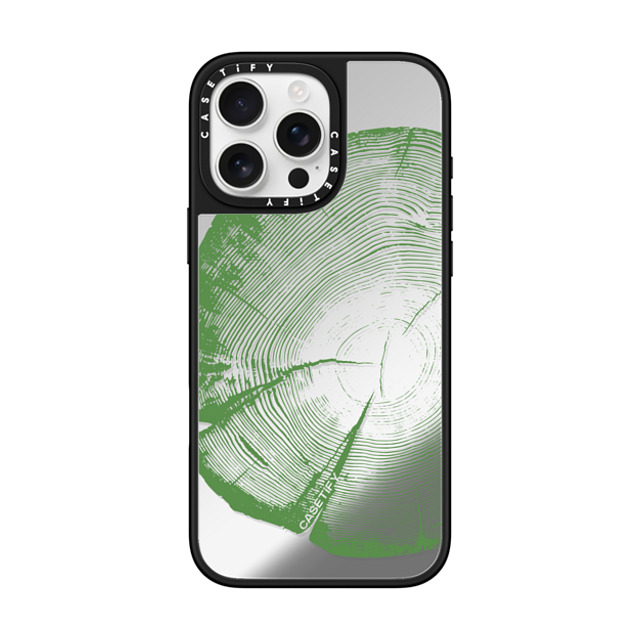 CASETiFY iPhone 16 Pro Max Case Silver on Black ミラーケース MagSafe対応 nature nature Tree Rings Father's Day CASETiFY iPhone 16 Pro Max Case Silver on Black ミラーケース MagSafe対応 nature nature Tree Rings Father's Day