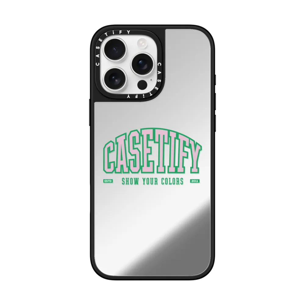 Mirror iPhone 16 Pro Max Case MagSafe Compatible - Aesthetic Campus