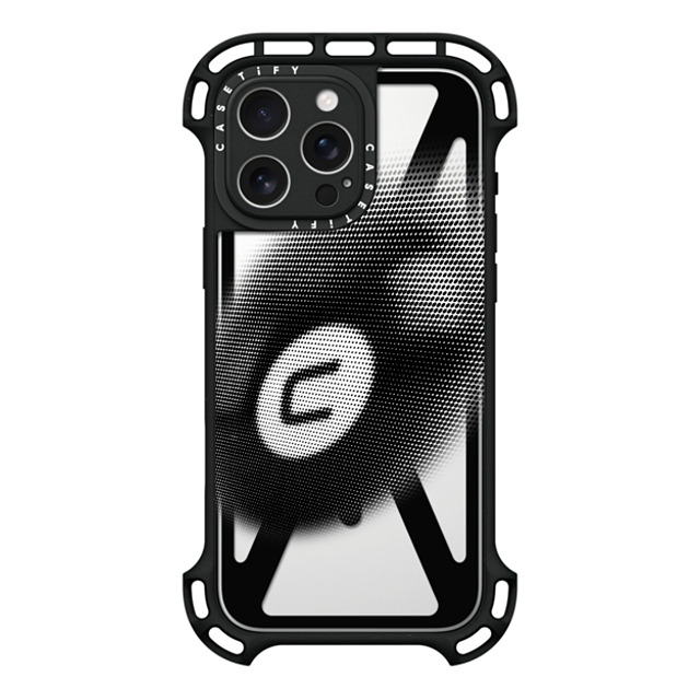 CASETiFY iPhone 16 Pro Max ケース ブラック ウルトラ バウンスケース MagSafe対応 Sport 8-Ball