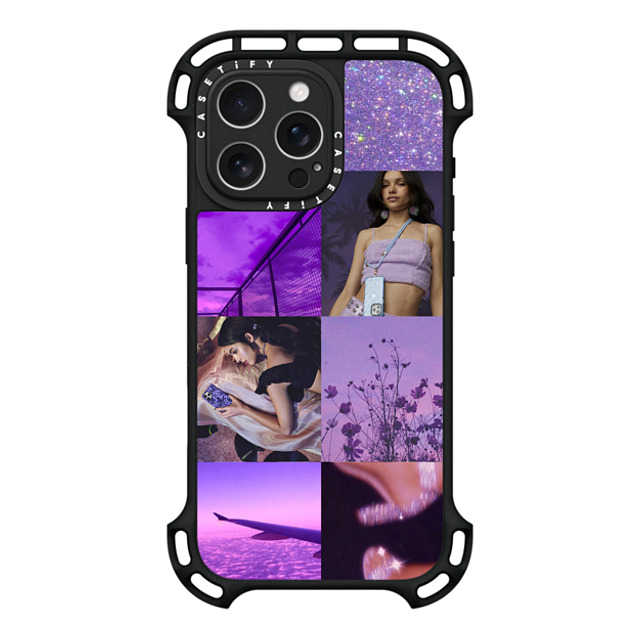 CASETiFY iPhone 16 Pro Max ケース ブラック ウルトラ バウンスケース MagSafe対応 Custom Photo Grid Case casetify