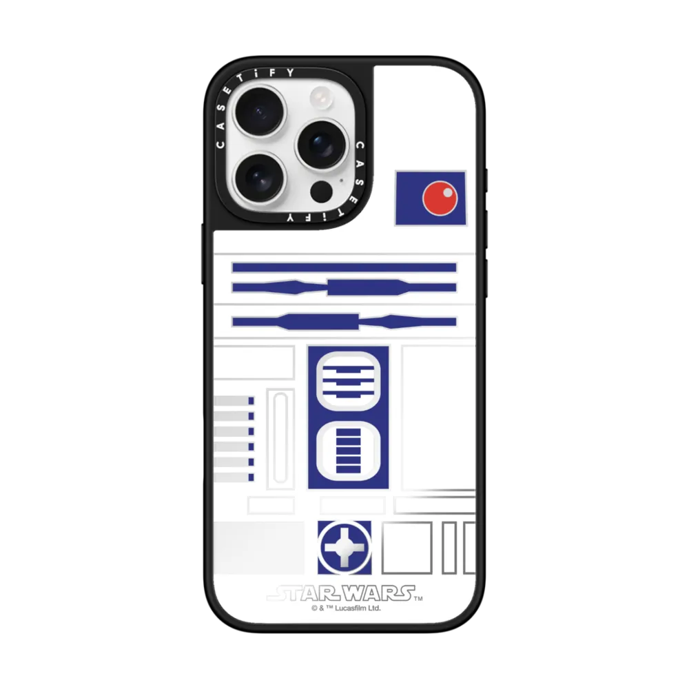 Mirror iPhone 16 Pro Max Case MagSafe Compatible - R2D2 Case