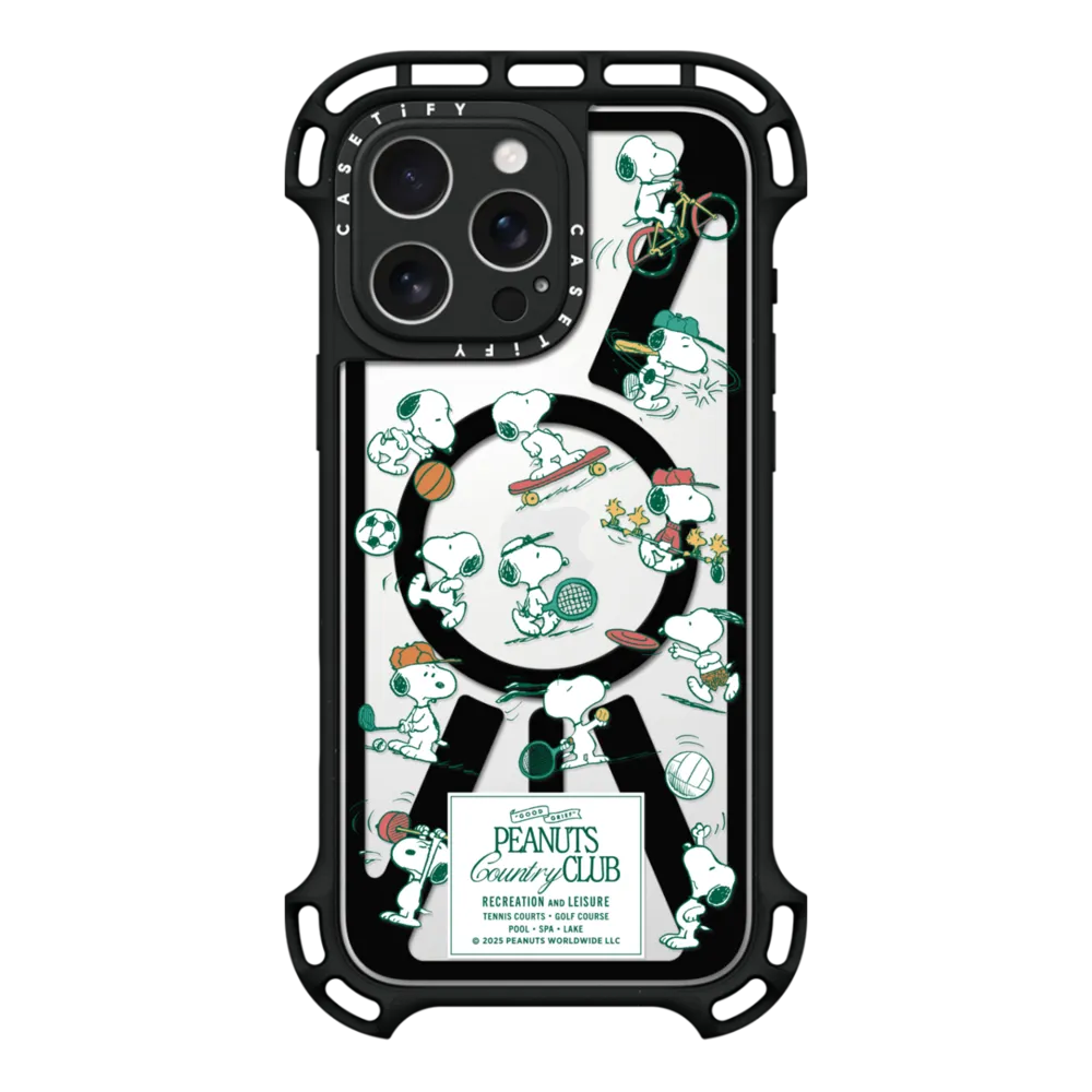 Ultra Bounce iPhone 16 Pro Max Case MagSafe Compatible - Snoopy Sports & Recreation Case