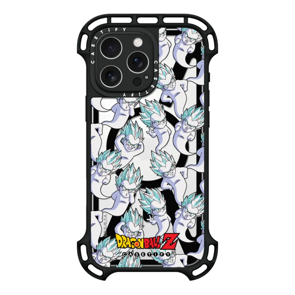 Ultra Bounce iPhone 16 Pro Max Case MagSafe Compatible - GOTENKS : SUPER GHOST KAMIKAZE ATTACK Pattern Case