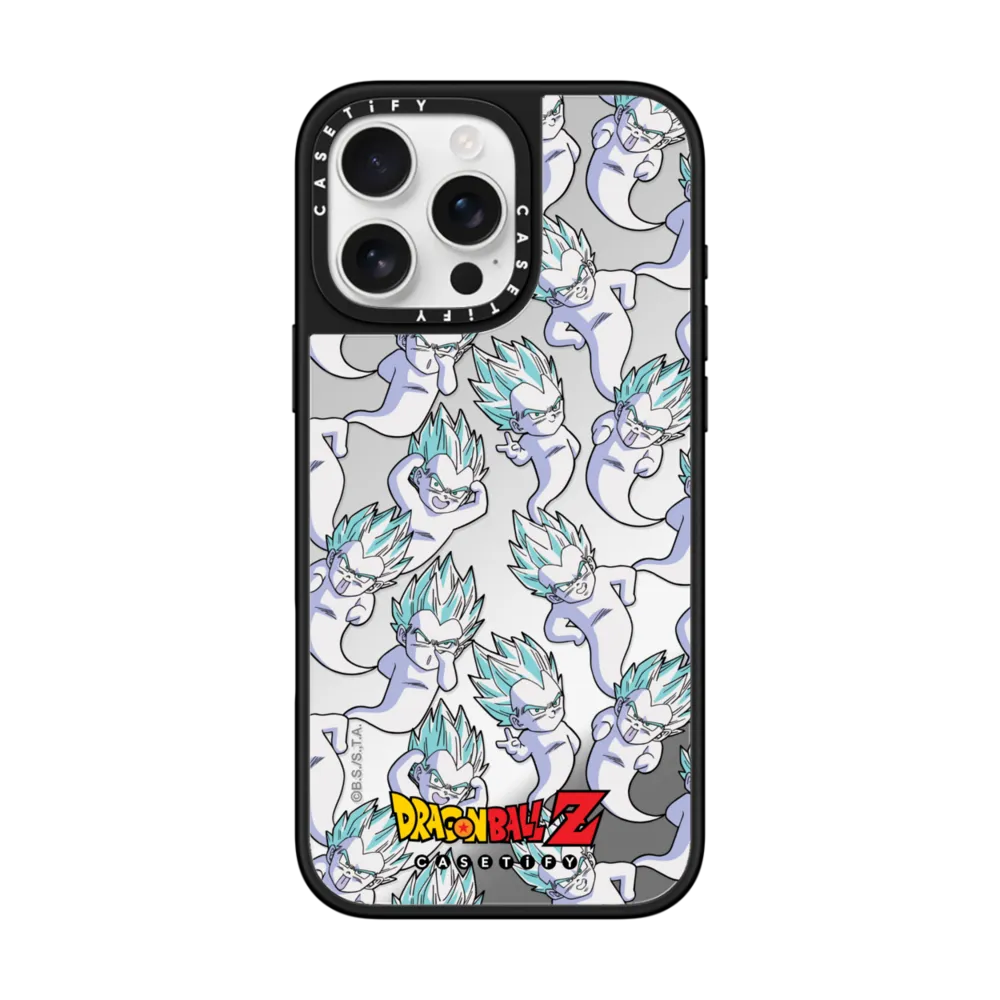 Mirror iPhone 16 Pro Max Case MagSafe Compatible - GOTENKS : SUPER GHOST KAMIKAZE ATTACK Pattern Case