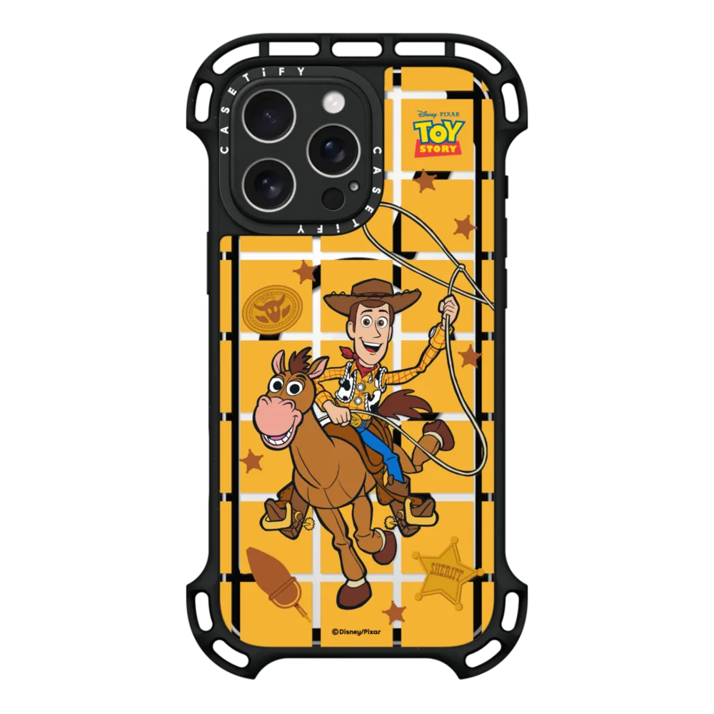 Ultra Bounce iPhone 16 Pro Max Case MagSafe Compatible - Toy Story Woody's Wild West Case