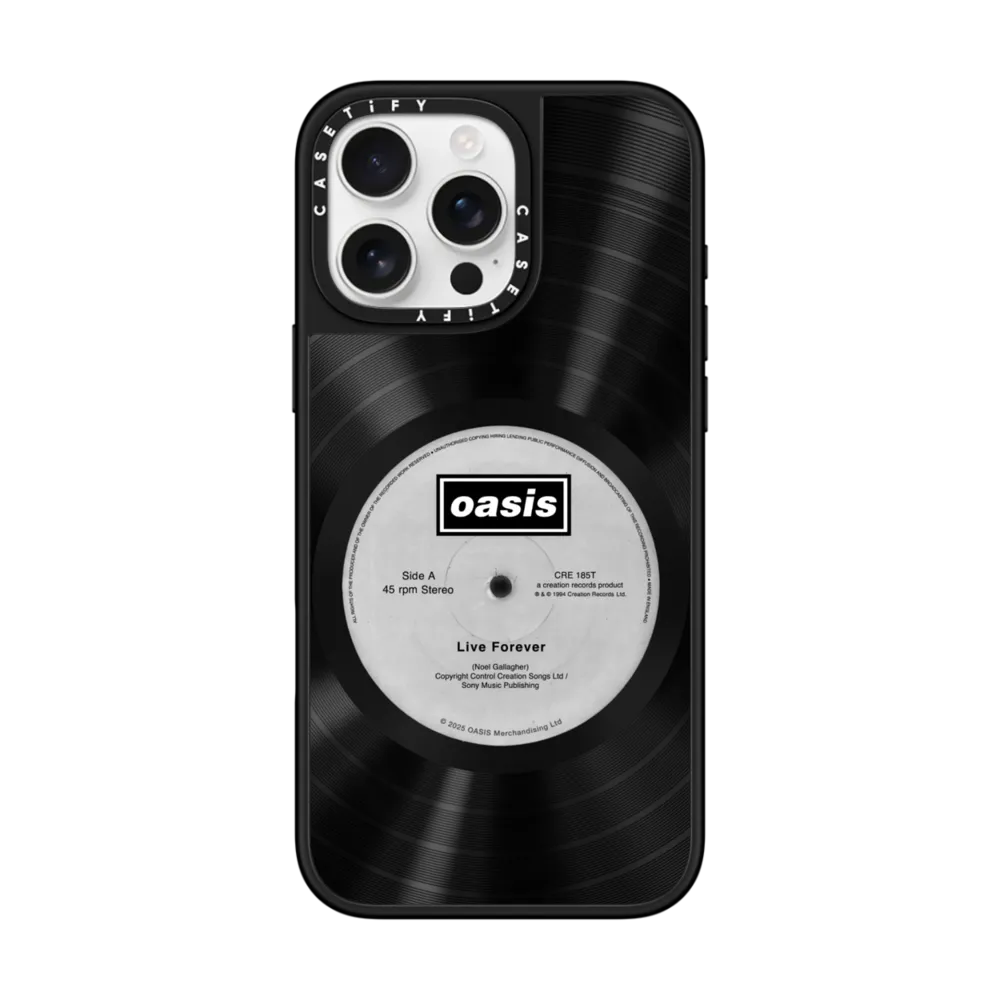 Casetify Vinyl of Oasis Case