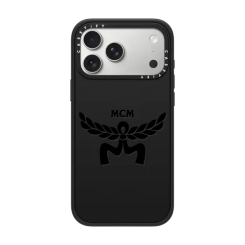iPhone 17 Pro Max - MCM Logo Case - Black