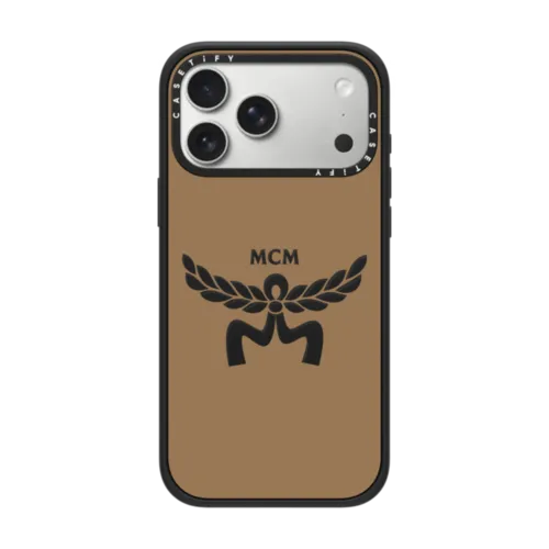 iPhone 17 Pro Max - MCM Logo Case - Cognac
