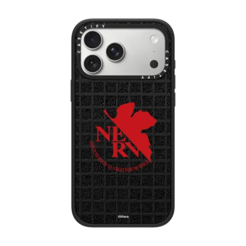 iPhone 17 Pro Max - Evangelion Custom Logo Phone Case - Containment Pillar - NERV