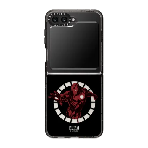 Galaxy Z Flip5 - Iron Man Armor Up Case - Black