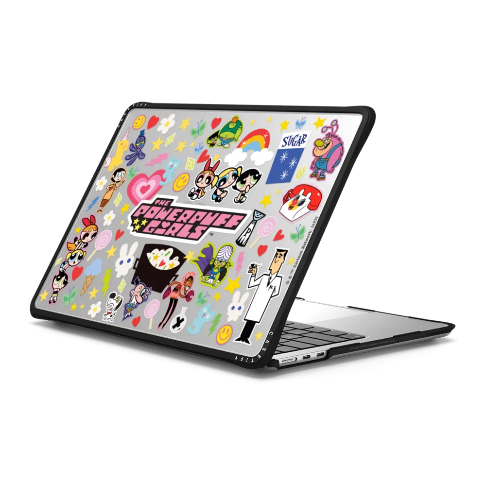 Impact MacBook Air 13" (2022 / 2024) Case - The Powerpuff Girls Stickermania MacBook Case