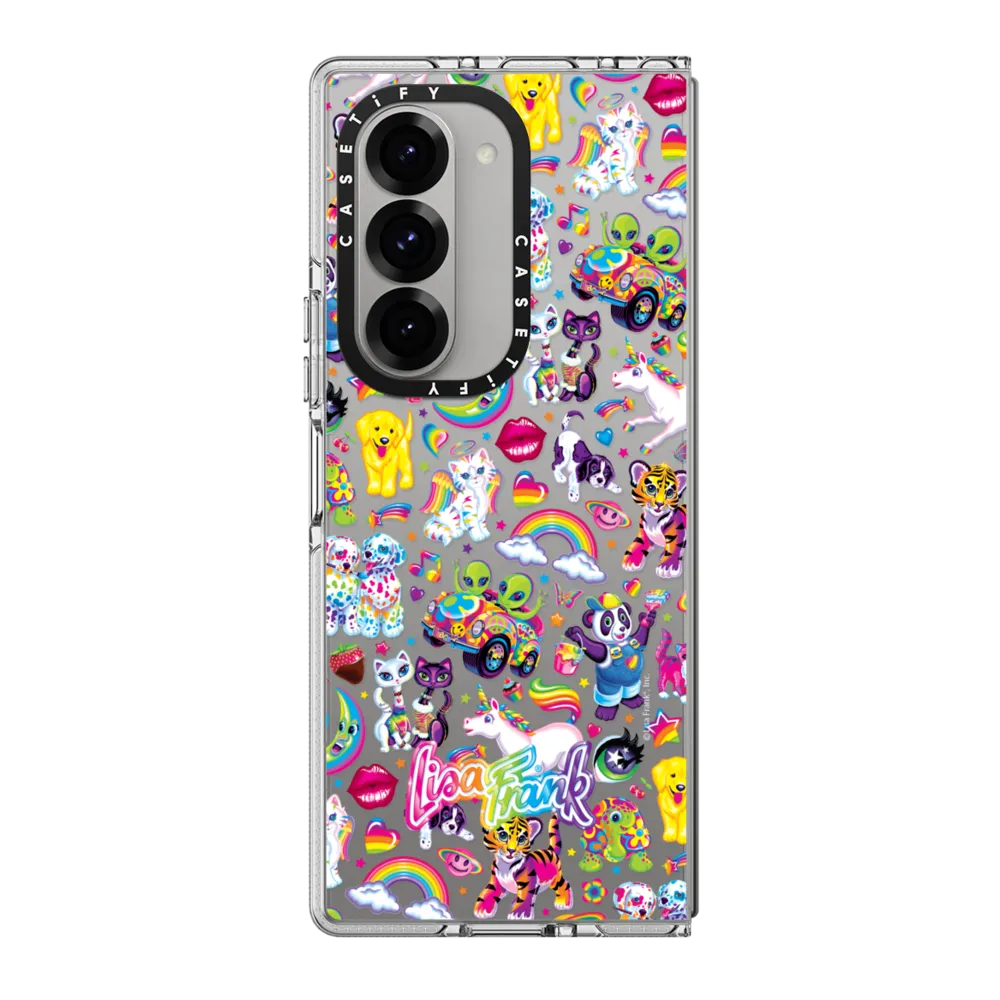 Clear Galaxy Z Fold6 Case - The Fantastic World of Lisa Frank® Case