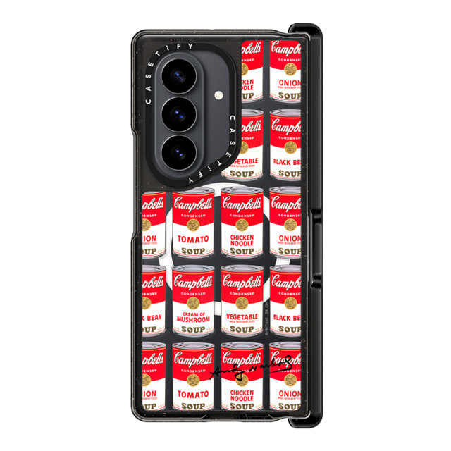 Andy Warhol x CASETiFY Galaxy Z Fold8 Ultra Case �u���b�N �}�O�l�b�g�� �C���p�N�g�P�[�X Campbell Pattern Phone Case