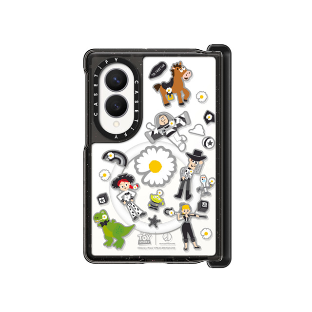 PMO x Toy Story x CASETiFY Galaxy Z Fold8 Case Black �}�O�l�b�g�� �C���p�N�g�P�[�X THE FIRST FAN Sticker Case