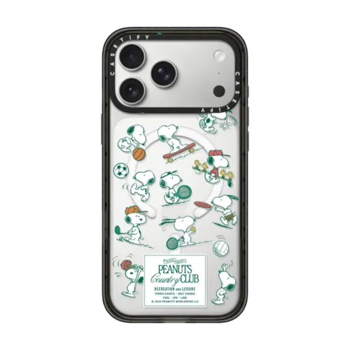 CASETiFY スヌーピー iPhone16ケース iPhone16e MagSafe対応プランプフレームケース スヌーピー