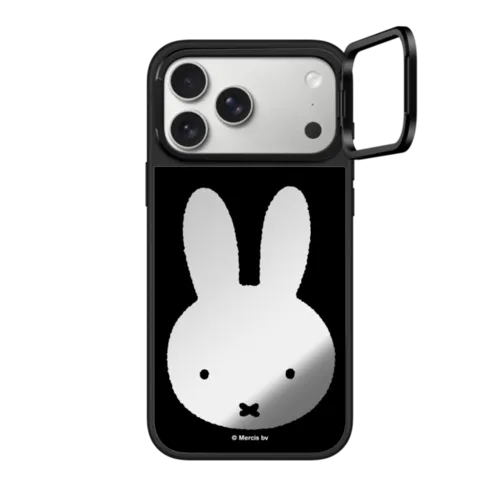 iPhone 17 Pro Max - Miffy Black Mirror Frame Case