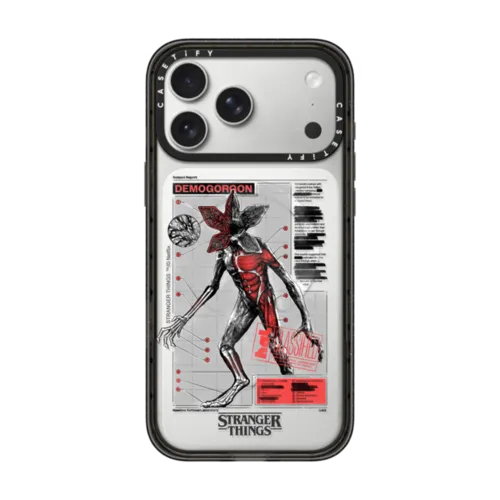 iPhone 17 Pro Max - Stranger Things Demogorgon Dossier Case