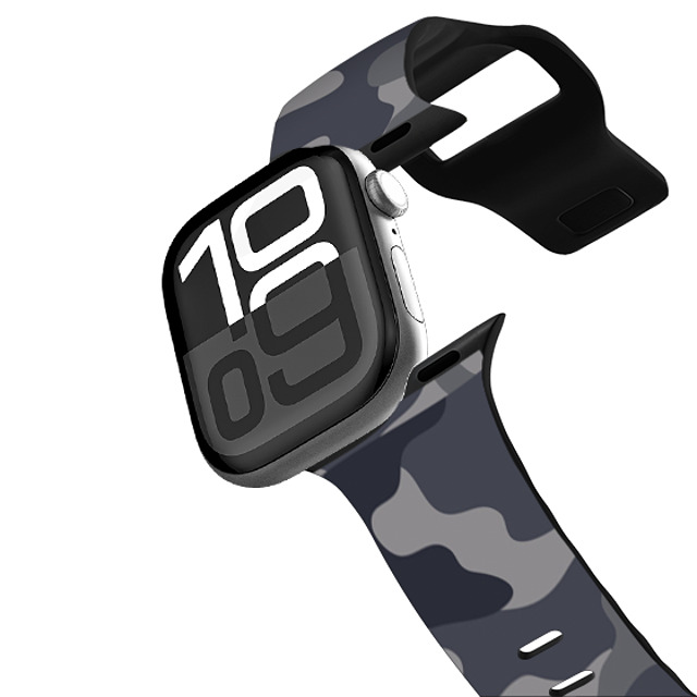 CASETiFY Apple Watch Band Series 10 (46mm) ブラック インパクト バンド Camo blue grey casetify Back to School CASETiFY Apple Watch Band Series 10 (46mm) ブラック インパクト バンド Camo blue grey casetify Back to School