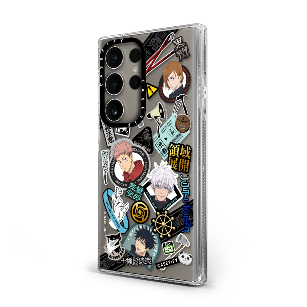 Clear Galaxy S24 Ultra Case - Jujutsu Sorcerer Side Case