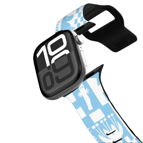 Apple Watch Series 10 (46mm) - Moomin Puzzle Pattern Watch Band