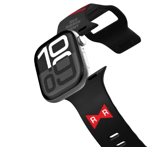 Apple Watch Series 10 (46mm) - RED RIBBON ARMY Watch Band