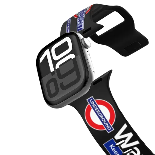 Apple Watch Series 10 (46mm) - Underground Symbol Sticker Watch Band