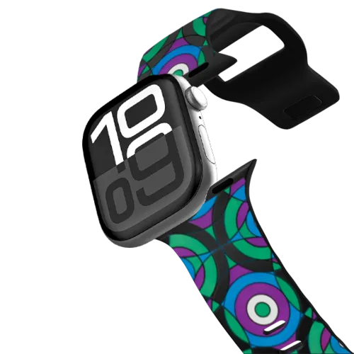 Apple Watch Series 10 (46mm) - V&A Geometry Edit, Bullseye 3 Watch Band