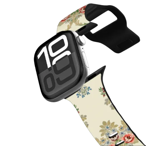 Apple Watch Series 10 (46mm) - V&A Rococo Edit, Brocaded Roses Watch Band
