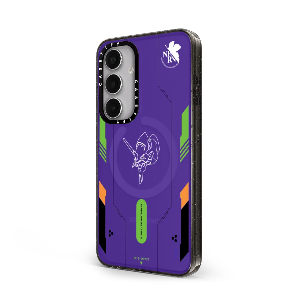 Impact Magnetic Galaxy S24+ Case - Evangelion Test Type-01 Case