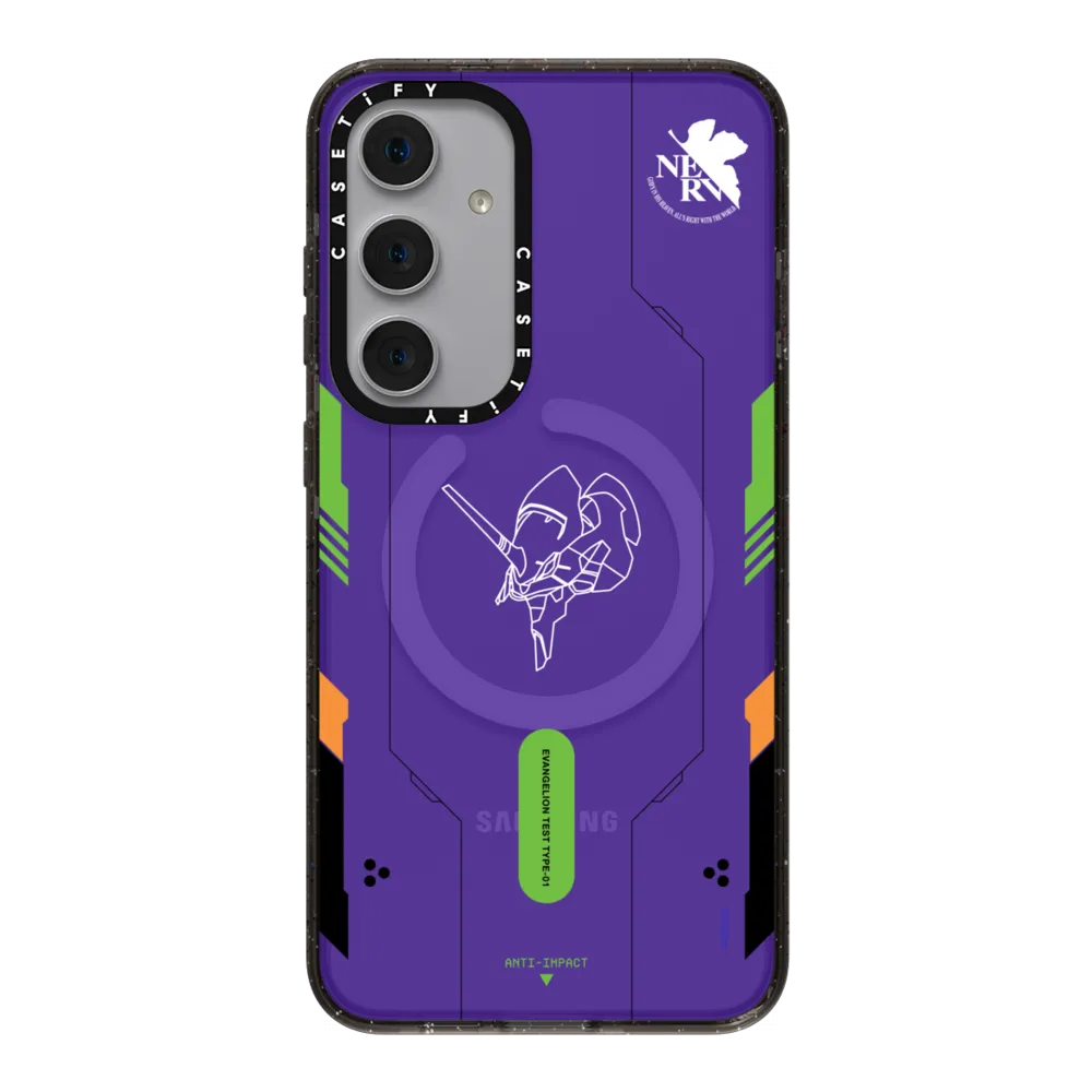 Impact Magnetic Galaxy S24+ Case - Evangelion Test Type-01 Case