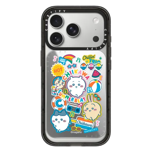 Snappy Cardholder Stand - Chiikawa Summer Party Sticker Snappy Cardholder Stand