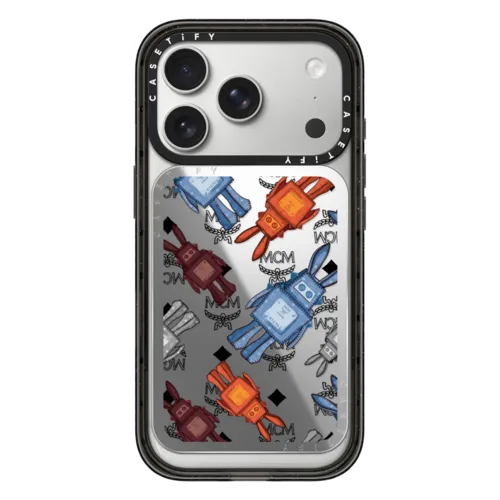 Snappy Cardholder Stand - MCM Rabot Pattern Snappy Cardholder Stand