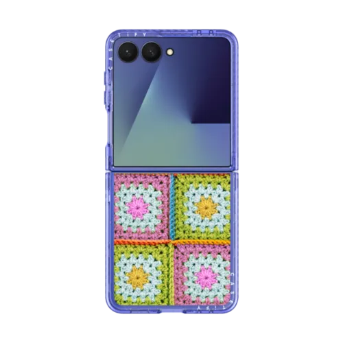 Galaxy Z Flip7 - Crochet Granny Squares