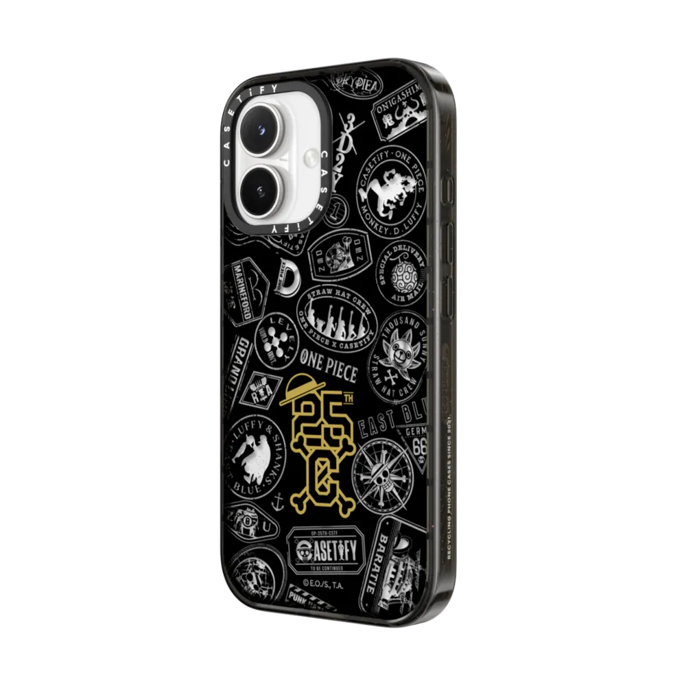 Impact iPhone 17 Case MagSafe Compatible - ONE PIECE 25th Chronicle Stamp Case