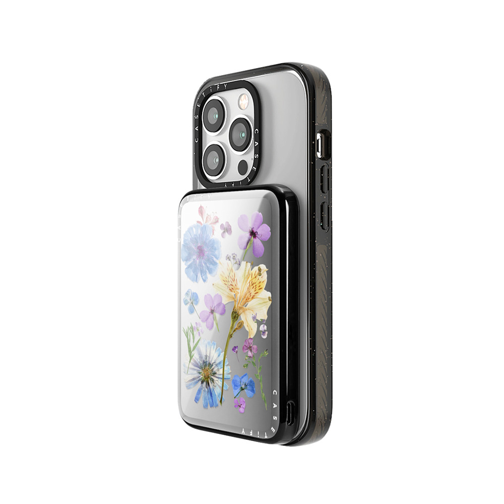 CASETiFY モバイルバッテリー シルバー ミラースリムモバイルバッテリー Floral,nature Floral,nature Pressed Floral Back to School CASETiFY モバイルバッテリー シルバー ミラースリムモバイルバッテリー Floral,nature Floral,nature Pressed Floral Back to School