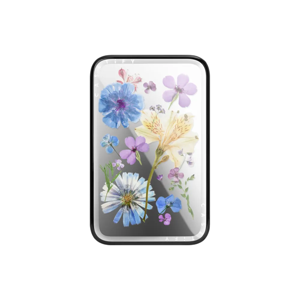 Mirror Slim Power Bank MagSafe Compatible - Pressed Floral