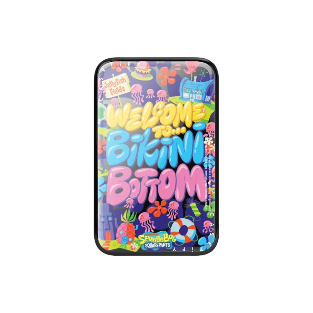 Slim Power Bank MagSafe Compatible - Welcome to Bikini Bottom PowerThru Power Bank